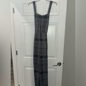 Plaid Jumpsuit